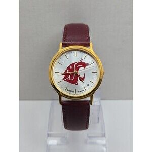 Vintage Lorus by Seiko WSU Cougars Watch Washington State Uni Gold New Battery